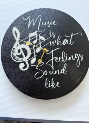 MUSIC IS WHAT FEELINGS SOUND LIKE CLOCK