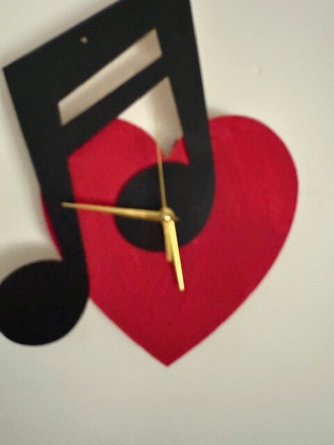 Heart of Music Clock