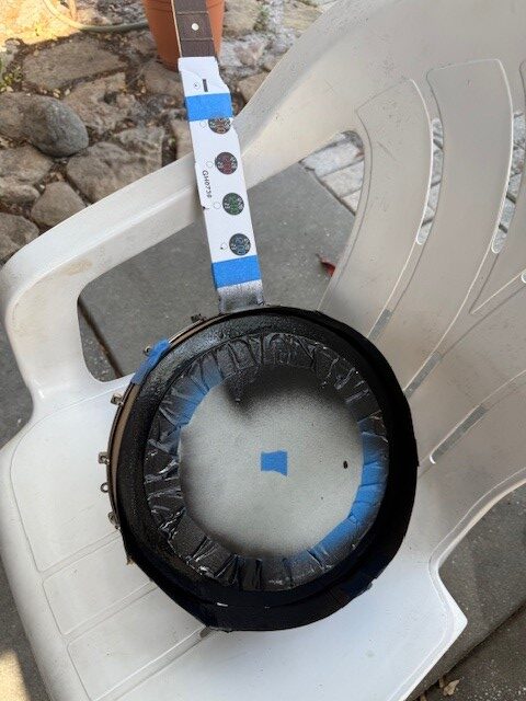 KAY BANJO – UNASSEMBLED AND MODIFIED WITH 11” DIGITAL CLOCK - Image 2