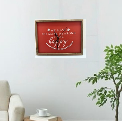 REASONS TO BE HAPPY CLOCK - Image 2